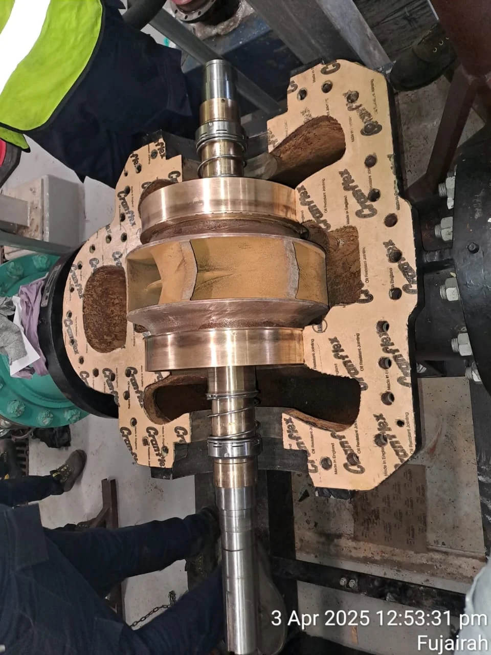 Pump impeller cleaning and balancing